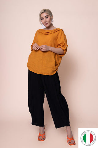 Linen Top - OS1429-135 Linen Italia - Best Value Italian Linen and Cotton in Canada