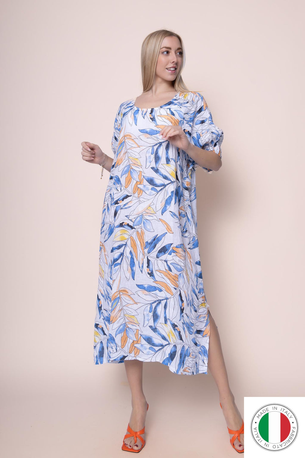 Linen Dress - OS7821-135