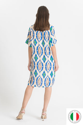 Cotton Dress - OS6633-117 Linen Italia - Best Value Italian Linen and Cotton in Canada