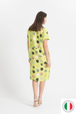 Linen Dress - OS18021-65 Linen Italia - Best Value Italian Linen and Cotton in Canada