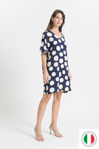 Viscose Dress - OS38650-71 Linen Italia - Best Value Italian Linen and Cotton in Canada