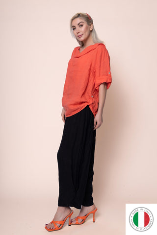 Linen Top - OS1429-116 Linen Italia - Best Value Italian Linen and Cotton in Canada