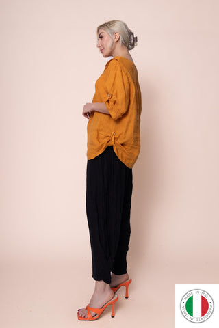 Linen Top - OS1429-135 Linen Italia - Best Value Italian Linen and Cotton in Canada