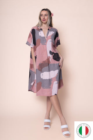 Linen Dress - OS1433-34 Linen Dress - OS1433-34
