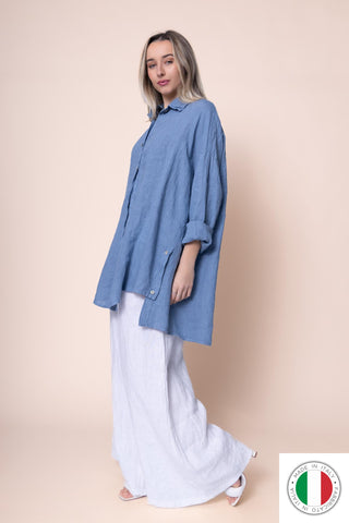 Linen Top - OS1436-56 Linen Italia - Best Value Italian Linen and Cotton in Canada