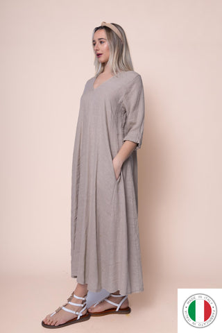 Linen Dress - OS1441-40 Linen Italia - Best Value Italian Linen and Cotton in Canada