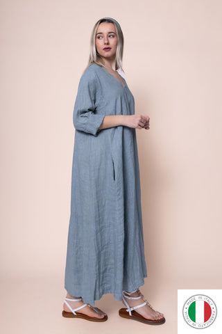 Linen Dress - OS1441-56 Linen Italia - Best Value Italian Linen and Cotton in Canada