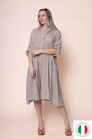 Linen Dress - OS1443-40 Linen Italia - Best Value Italian Linen and Cotton in Canada