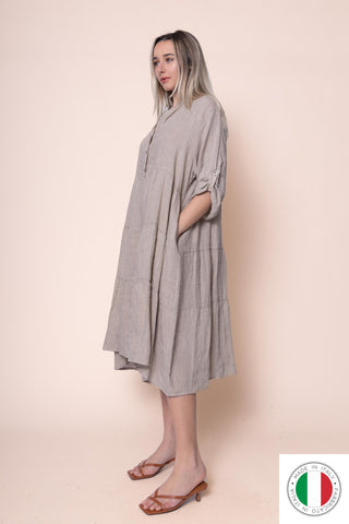 Linen Dress - OS1443-40 Linen Italia - Best Value Italian Linen and Cotton in Canada