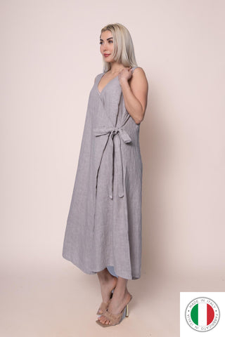 Linen Dress - OS7828-40 Linen Italia - Best Value Italian Linen and Cotton in Canada