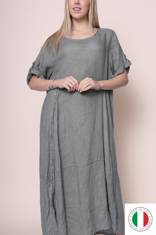 Linen Dress - OS7901-67 Linen Dress - OS7901-67