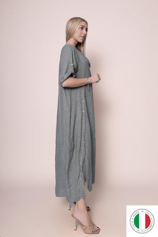 Linen Dress - OS7901-67 Linen Italia - Best Value Italian Linen and Cotton in Canada