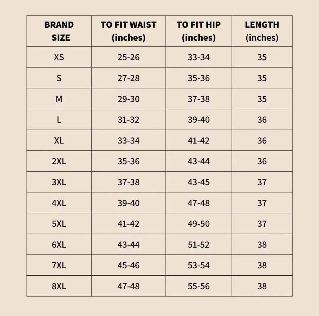 Size Guide